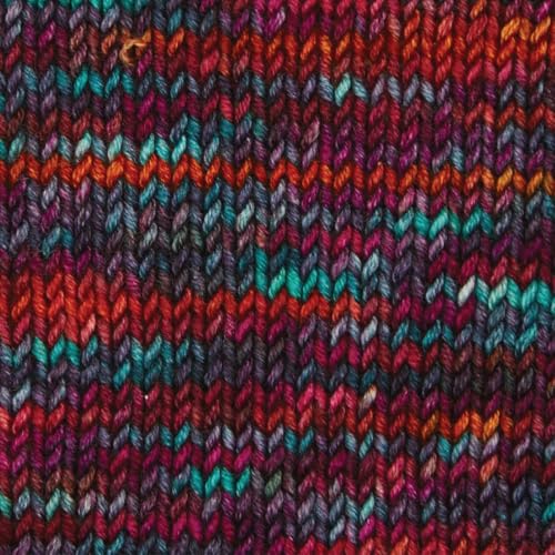KnitPro Symfonie DK Weight Merino Wool Yarn 240yds, 100g, Party Lights | 100% Extrafine Merino, Hand Dyed, OEKO-TEX Certified, Superwash, Colorfast, #3 Yarn Skein for Knitting & Crochet - color: Party Lights