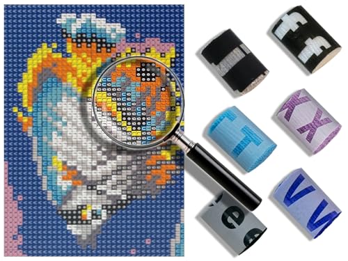 YOOTOM Dog Latch Hook Pillow Kits,Crochet Cushion Making Crafts | 17"x17" Pre-printed Latch Hook Kits,All-in-one DIY crochet Pillow Cover Making Crafts for Adult Beginners - color: Dog B