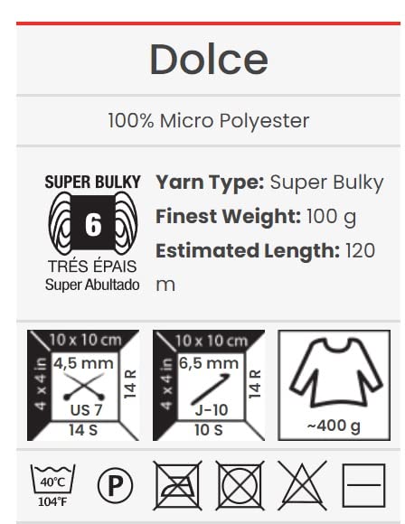 YarnArt Dolce Chenille Yarn – Soft Velvet Yarn for Amigurumi, Plush Toys, Blankets – Super Bulky, 100g (3.53 oz), 120m (131 yds) – Ideal for Crochet & Knitting Projects (756, Dark Blue) - color: 756