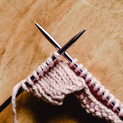 32"Size 13 (9mm) Circular Knitting Needle for Beginners, Stainless Steel Circle Knitting Needles with Fixed Lace Cord, Round Metal Knitting Needles with Magic Loop for Sock, Blankets, Sweater, Gloves - color: Size US 13 (9mm)