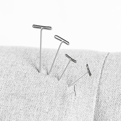 Mr. Pen- T-Pins Bulk, 440 Pack, 5 Sizes, Straight Wigs Pins | Sewing T-Pins for Blocking Knitting, Wig Making and Crafts, Sewing & Office Wall - size: 440 Pack