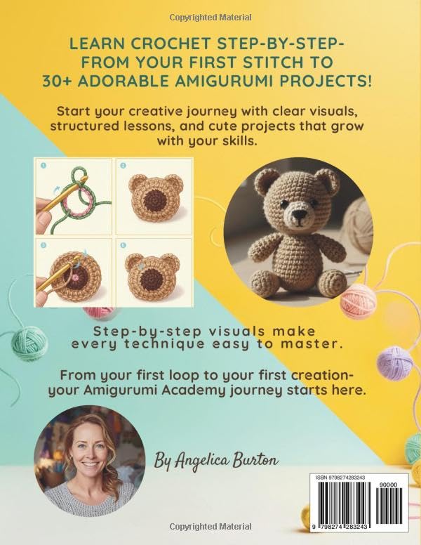 Crochet for Beginners: Learn Crochet by Making Adorable Amigurumi Critters from Day One — With 30+ Full-Color Step-by-Step Projects to Master Simple Patterns and Create Handmade Gifts