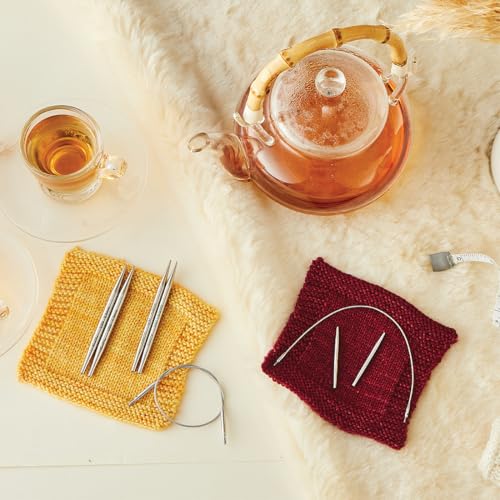 KnitPro Stelo Lace Interchangeable Tips 4" (10cm) | US Size 10.5 (6.5mm) - size: US Size 10.5 (6.5mm)
