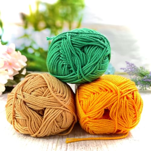 1 Skein/Pack Schachenmayr (SMC) Catania Originals Yarn, Each Ball 1.76 Oz (50gr) / 136 Yards (125 m), 100% Mercerized Cotton for Knitting and Crochet Yarn, Sport Weight, 100 - Mimosa - color: 100 - Mimosa