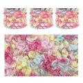 Artisanal Yarn Collection Multifiber Fancy Yarn for Knitting Crocheting Crafts DIY, Set of 3 Rolls (Pink & Baby Blue Bubbles) - color: Pink & Baby Blue Bubbles