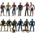 Army Men Action Figures,Zombie Figure Toys,Military Toy Xmas Gift for Kids | 14 PCS Military Playset Include Army Men Set with Weapons, Zombie Figure Toys, 2 Police Dog Figures for Kids Boys 4-7 - color: Blue
