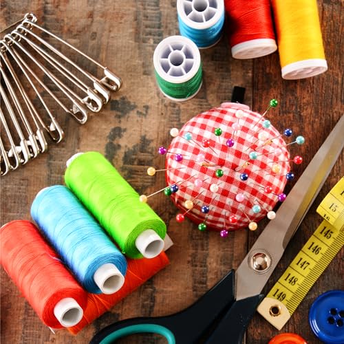 Oiojuct 200 PCS Large Safety Pins - 2.1 Inch Heavy Duty Sewing Pins for Clothing, Strong Nickel Plated Steel - size: 2.1inch
