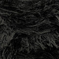 Premium Eyelash Fun Fur Yarn - Ultra Soft Fuzzy Faux Fur Novelty Thread for Knitting & Crochet | Chunky Multi Color Craft Supplies - 3.53 Oz (100g), 165 Yrds (150m) (1 Skein, Black) - color: Black