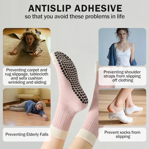 50ml Black Sock Stop Glue, Washable Anti-Slip Coating for Socks | Water-based, latex-free coating adds washable, waterproof grip to socks, pet socks, mats and other fabrics. - color: Black