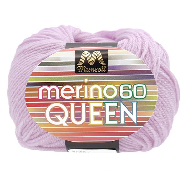 ユザワヤ(Yuzawaya) Munsell Merino Queen Yarn, Fingering Weight, 100% Merino Wool, Made in Japan, 1 Skein (30g), 152 Yards (139m), Color 1049 - Munsell - color: Color 1049