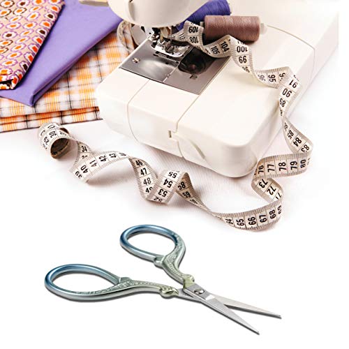 Embroidery Scissors Set with Leather Sheaths for Sewing Crafting, Art Work, Threading, Needlework DIY Tools Dressmaker Small 3.6 inch Shears Cross Stitch Knitting Scissor | Hisuper Sewing Crafting, Art Work, Threading, Needlework DIY Tools Dressmaker Smal