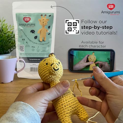 Red Heart Amigurumi Bridget The Giraffe Kit - color: Bridget the Giraffe