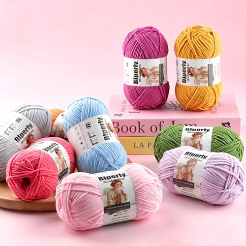 Skinny Chenille Yarn for Crocheting, #2 Gold Thin Baby Blanket Plush Yarn | 4 Pack of 158 Yds, 1.7 Oz Sport Fingering Weight Fine Yarn, Soft Fluffy Velvet Yarn for Crochet knitting Blankets, Amigurumi - color: Golden Yellow