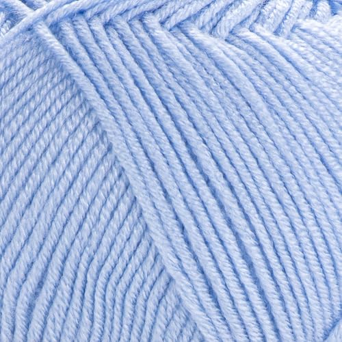 1 Skein YarnArt Adore, Antipilling Yarn, 100% Antipilling Acrlylic, 100 g (3.5 oz), 280 m (306 yd), 3 : Light-DK, Light Blue - 340 - color: Light Blue - 340