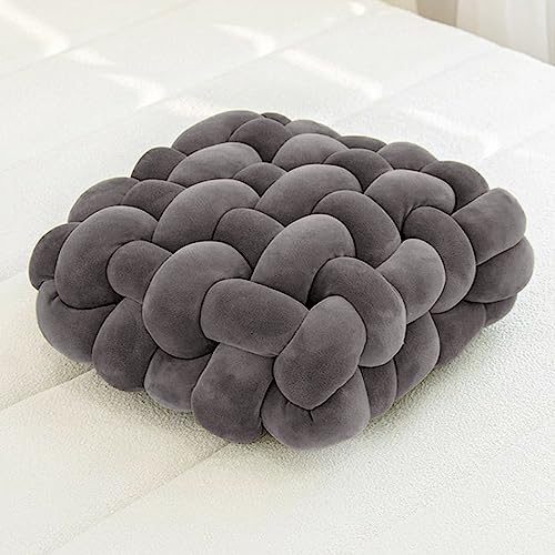 Velvet Chunky Bulky Giant Arm Knitting Yarn, Super Soft Jumbo Tube Weight, Fluffy DIY Crochet Hand Making Washable Yarn for Blanket, Pet Bed, Rugs, Pillow (1.1lb Dark Gary) - color: Drak Gray, size: 1.1lb