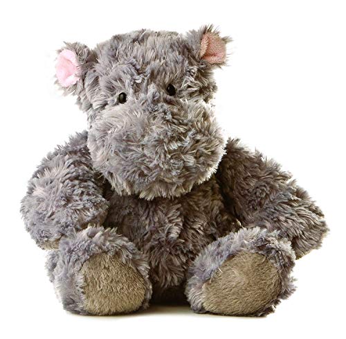 Aurora® Snuggly Tubbie Wubbies™ Hippo Stuffed Animal - Comforting Companion - Imaginative Play - Gray 12 Inches - style: Plush