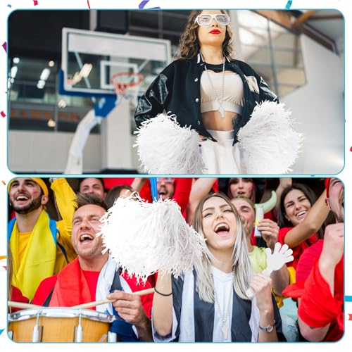 Realspring 148 Pcs Team Spirit Accessories for Sport Events - color: White