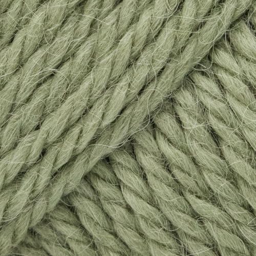 Luca-S ALPINO - Alpaca & Merino Yarn – 5 Skeins of Super Soft Aran Weight Yarn for Knitting & Crochet, 8.75 oz (250g), 410 yds (375m) Total, 60% Alpaca / 40% Merino Wool - color: Olive 28, size: 5 Pack