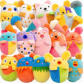 20 Pack Squeaky Dog Toys Bulk, Plush Small Dog Chew Toy For Puppy Teething | Variety Animal Stuffed Puppy Toys Bundle,Cute Soft Plush Dog Toys for Small Medium Breeds to Keep Them Busy ﻿ - color: Dog Toys(20pack)
