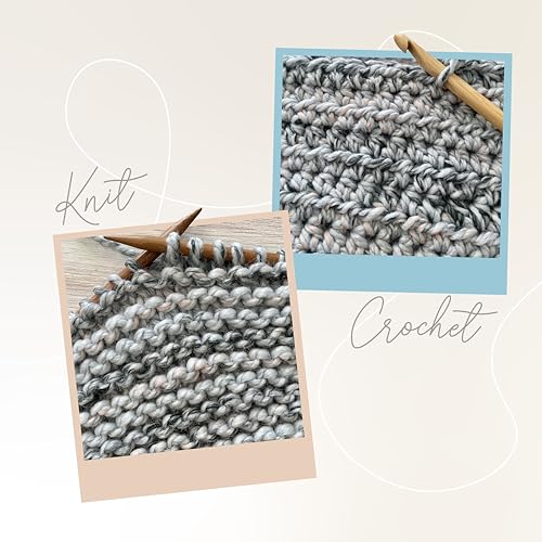 Lion Brand Yarn Wool-Ease Thick & Quick Yarn, Soft and Bulky Yarn for Knitting, Crocheting, and Crafting, 1 Skein, Bluegrass | Super Bulky Wool Acrylic Blend Fiber for Soft Hats, Sweaters, Chunky Blankets, Yarn for Crochet, Knitting, Crafts, Weaving - col