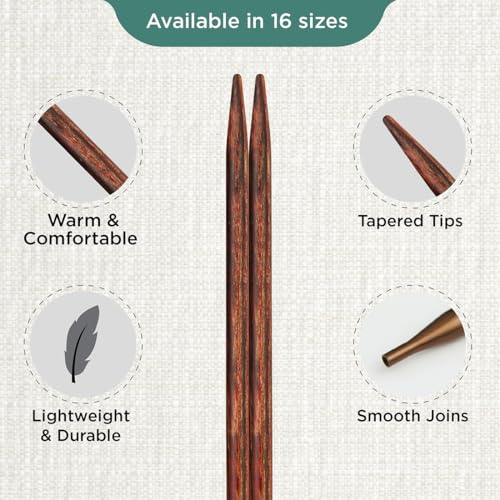 KnitPro Ginger Interchangeable Circular Needles 5" (13cm) | US Size 3 (3.25mm) - size: US 3 (3.25mm)