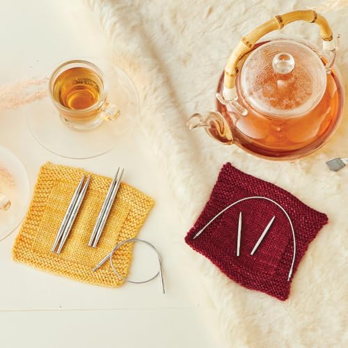 KnitPro Stelo Petite Interchangeable Needle Combo Set 2" (5cm) & 3" (7.5cm) | US 2 (2.75mm) - size: US Size 2 (2.75mm)