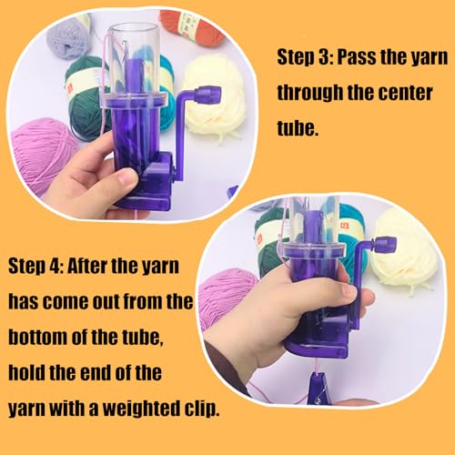 Hand Operated Spool Knitting Machine for Sweater Bracelet Weave | Portable Spool Knitter, Wool Winder, Sewing Tools, For Sweater Bracelet Weave