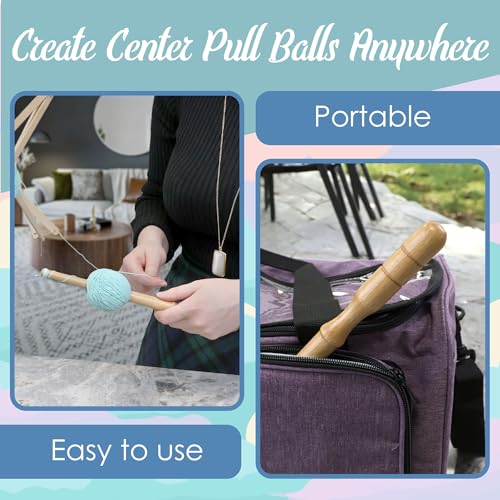 JubileeYarn Nostepinne Wooden Yarn Ball Winder - 6cm - 2 Winders - color: Nostepinne 6cm, size: 2 Units