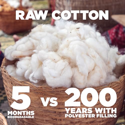Grown in the USA Raw Cotton Stuffing, Batting, Filling (1lb) - size: 1lb