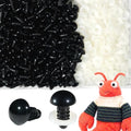 SEVENSUN 12mm Safety Eyes for Crocheting, 300pcs Black Crochet Eyes for Crochet Animals, amigurumi Eyes for Crafts, Craft Doll Eyes for amigurumi Stuffed Animals Eyes - size: 12mm