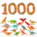 Deekin 300 Pcs Mini Dinosaur Figures Bulk, Kids Birthday Party Supplies | Small Plastic Dinosaur Toys, Educational Reward, Cupcake Toppers, Goodie Bags, Classroom Exchange Gift, Back to School Favors