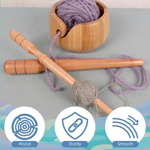 JubileeYarn Nostepinne Wooden Yarn Ball Winder - 8.5cm - 2 Winders - color: Nostepinne 8.5cm, size: 2 Units