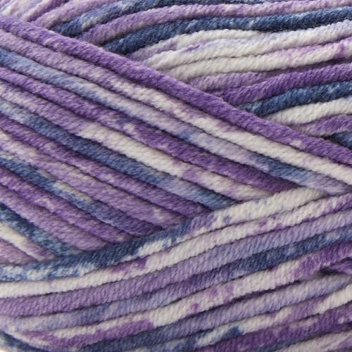 Loops & Threads Lavender GlowBulky Twist Multi Yarn – Bulky Weight Yarn for Knitting, Crochet, Weaving, Arts & Crafts, 15 Pack - color: Lavender Glow
