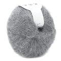 Mohair Knit Soft Angora Long Wool Yarn Hot with a Crochet Popular for DIY Weave(Light Grey)