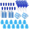 Realspring 148 Pcs Team Spirit Accessories for Sport Events - color: Blue White