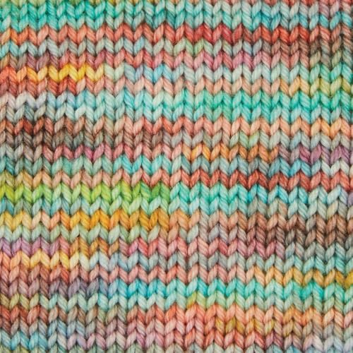 KnitPro Symfonie Fingering Weight Merino Wool Yarn 100g, Mystic Lagoon | 75% Extrafine Merino & 25% Polyamide, 438yds, OEKO-TEX Certified, Superwash, Colorfast, #1 Yarn Skein for Knitting & Crochet - color: Mystic Lagoon