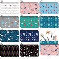 Reginary 20 Pcs Makeup Bags Gifts for Women Canvas Cosmetic Bags with Zipper Bulk Gift for Women Travel Purse Organizer Pouch Accessory, Toiletry Large Capacity, 7 x 4.3 Inch(Nurse) - style: Nurse