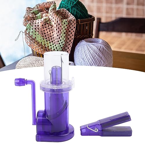 Embellish Knit Machine,Plastic Light Portable Manual Spool Knitter Hand Operated Knitting Tool for DIY Craft Ornament