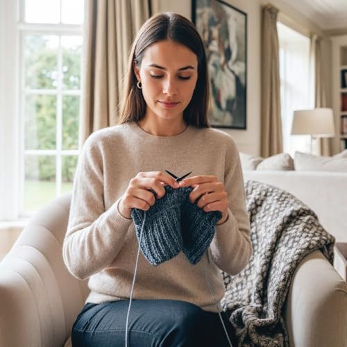 Lantern Moon Ebony Wood Interchangeable Circular Knitting Needles 5" (13cm) | US Size 10.5 (6.5mm) - size: US 10.5 (6.5mm)