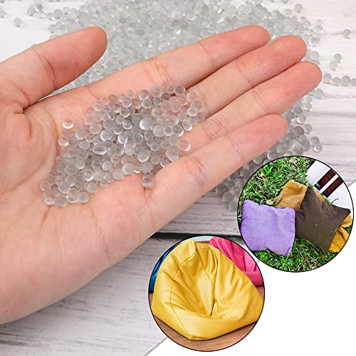 400g/14.1oz Poly Pellets, Weighted Beads, Stuffing for Stuffed Animals | Weighted Beads for Stuffed Animals, Weighted Stuffing Bead for Halloween Christmas Craft DIY Decor - size: 400g