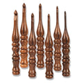 PIEWOOD - Wooden Crochet Hooks, Set of 7 Crochet Hooks Ergonomic Soft Grip Handle, Crochet Hooks for Crocheting Yarn, Knitting Gift for Her (Set of 7) - size: Set of 7
