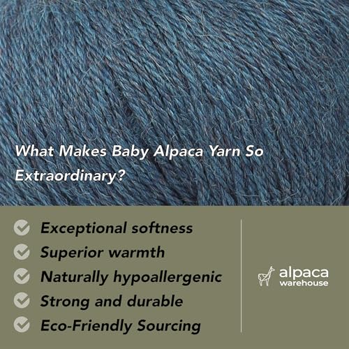 100% Baby Alpaca Yarn 3 Skeins 150g DK Weight Knitting Crochet Aqua Blue | Made in Peru with natural warmth and softness featuring 327yd of premium fiber ideal for scarves shawls sweaters and more - color: Aqua Blue, size: DK