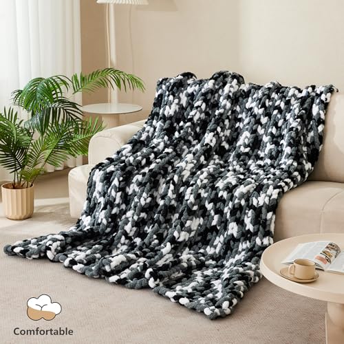 Cozyful Chunky Yarn for Hand Knitting - #10 Chunky Chenille Blanket Yarn, Jumbo Big Thick Chunky Yarns for Crocheting, Tie Dye Bulky Knit Yarns, 8 Skein (20 yds 8 oz Each Skein), Multi Coffee & White - color: Multi Coffee & White