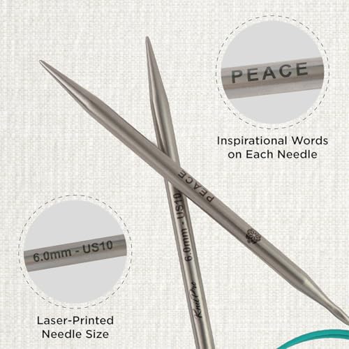 KnitPro The Mindful Collection Fixed Circular Needles 32" (80cm) | US Size 10 (6mm) - size: US 10 (6mm)