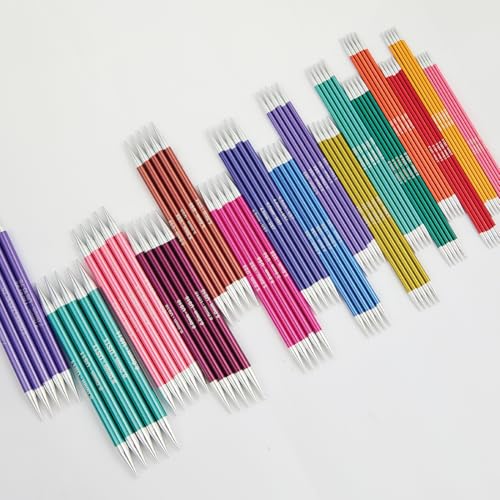 KnitPro Zing Double Pointed Needles 6" (15cm) | US Size 10.5 (6.5mm) - size: US 10.5 (6.5mm)