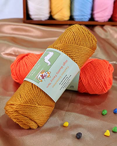 Baby Alpaca Wool Blend Yarn Worsted Weight 3 skeins (100g/each) Art Crafts Crochet and Knitting Sunny Cat Premium Brand (06 Martian Green) - color: 06 Martian Green