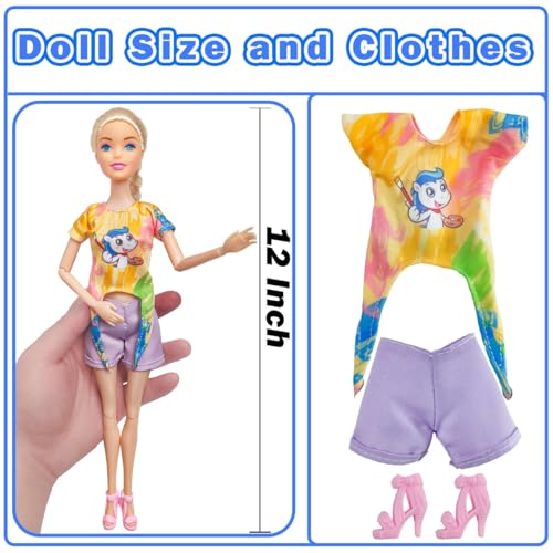 Interactive Family Toy Fun Action Figures Set, Imaginative Family Doll Play