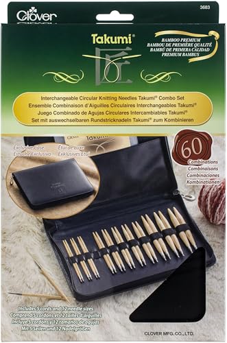 Takumi Bamboo Interchangeable Circular Knitting Needle Set-