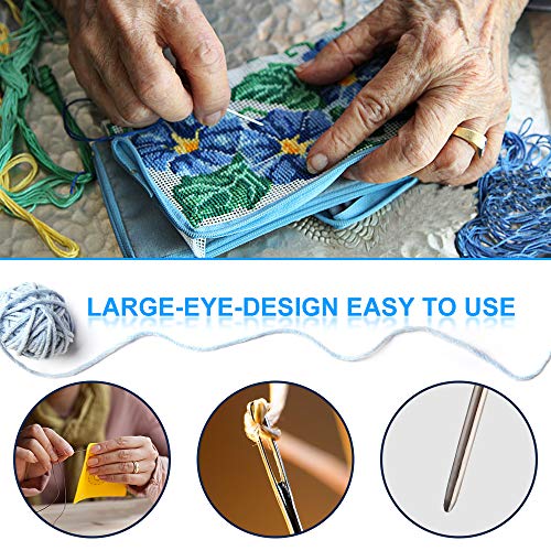 Vodiye 14 Sizes Crochet Hooks Set 2.0–10.0mm, Colorful Metal Crochet Needles, Ergonomic for Comfortable Crocheting - size: 14 Size(2.0-10.0mm)