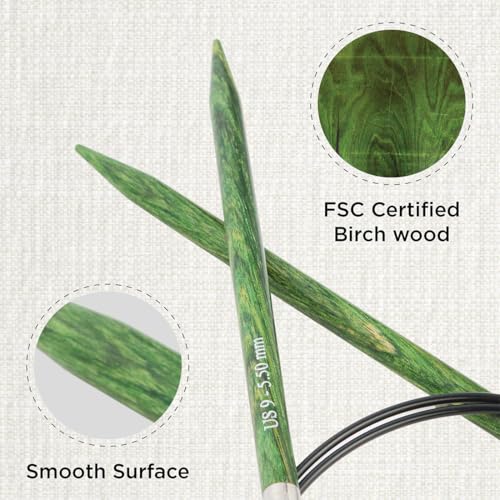 KnitPro Dreamz Fixed Circular Needles 16" (40cm) | US Size 9 (5.5mm) - size: US 9 (5.5mm)
